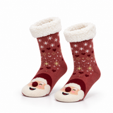 Meias de Natal Mulher “Santa Hugs” • Quentinhas e Antiderrapantes • Pai Natal