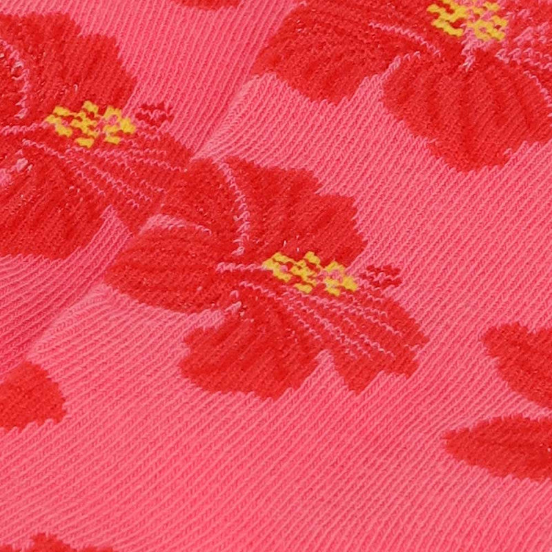 Meias divertidas e originais, para oferecer como presente. Meias com padrão de flor de chá. Com embalagem original.