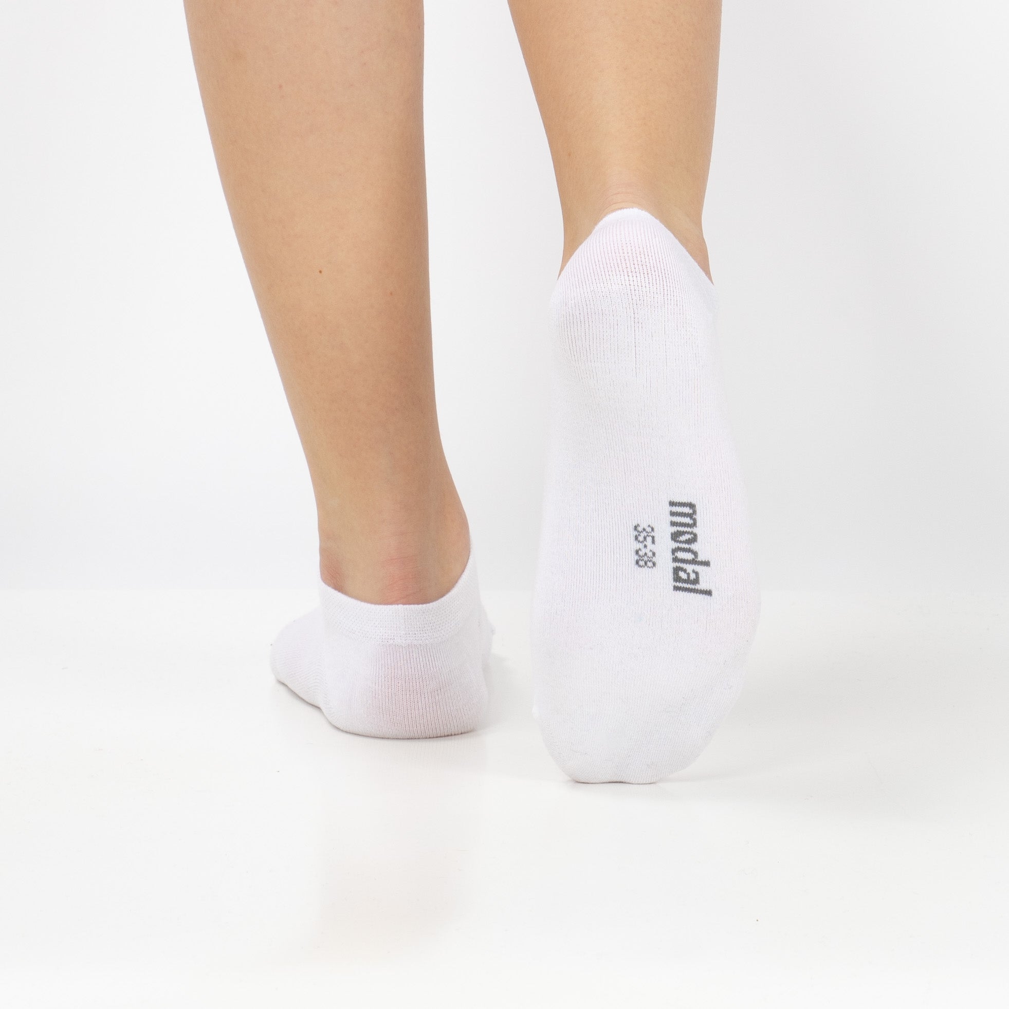 Meias “Ever Soft” • Curtas em Modal • Pack 3 Pares • Branco