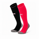 Meias de Compressão “Run Pro” • Estabilidade e Recuperação • Pack 2 Pares • Multi Rosa