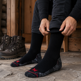 Meias Técnicas Trabalho THERMAL • Proteção Térmica em Lã Merino • Pack 2 Pares